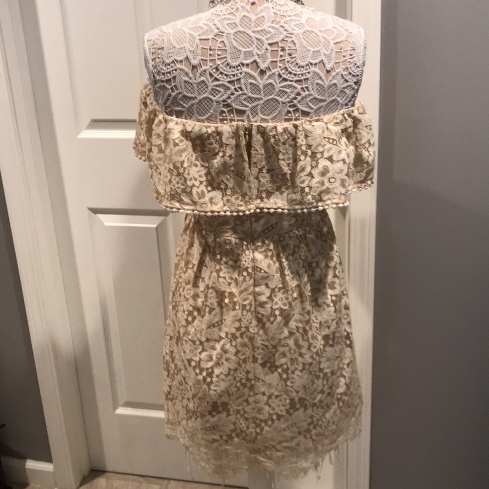 Brand new Altar’d state strapless Lace Dress - Picture 7 of 10